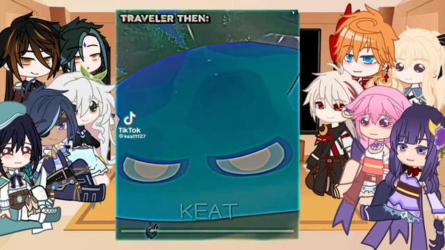 (Genshin characters) reacts to the traveler!/GV! смотреть онлайн