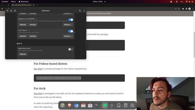 Install Pop Shell on Fedora 37 смотреть онлайн