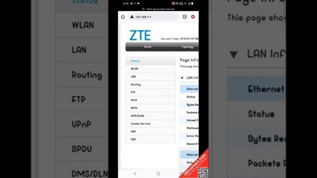 SH-VISION tutorial ganti password router ZTE Premium/ ZTE F670L смотреть онлайн