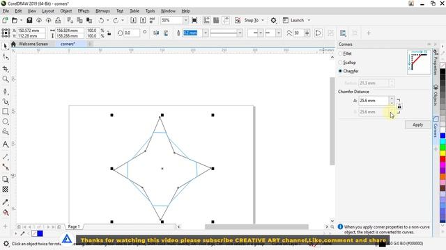 Corners panel | coreldraw in Hindi / हिन्दी मे смотреть онлайн