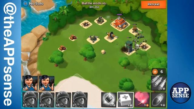No Solo (22) Single Player Island - Boom Beach Walkthrough смотреть онлайн