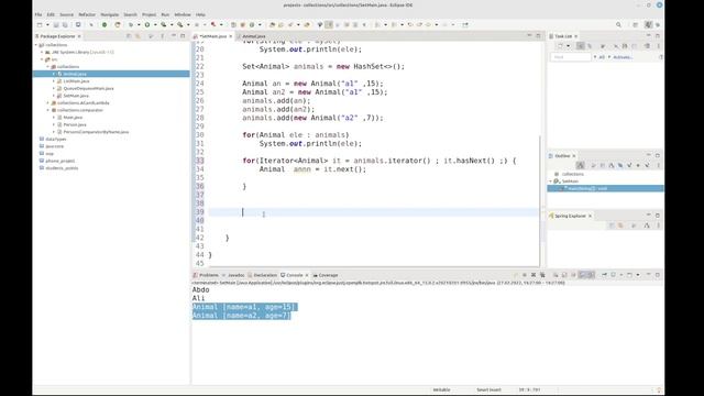 java HashSet vs TreeSet and NaviagbleSet - جافا смотреть онлайн