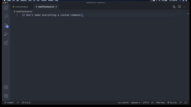 Cypress Custom Commands смотреть онлайн