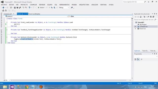 Modificar Registro de SQL Server 2012 desde Visual Studio 2012 смотреть онлайн