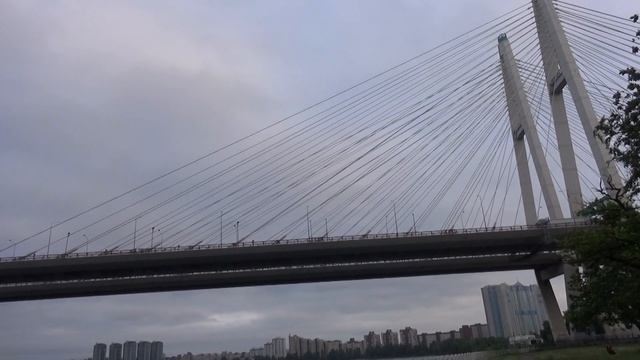 БОЛЬШОЙ ОБУХОВСКИЙ МОСТ в Санкт-Петербурге (Вантовый мост) смотреть онлайн