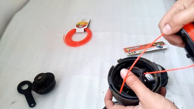 Как намотать леску на косильную головку тримера, бензокосы, мотокосы!? Виды косильных головок. смотреть онлайн