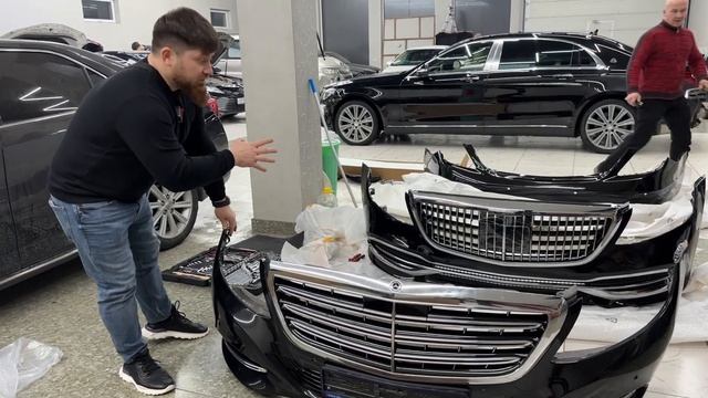Переделка Mercedes Benz W222 Maybach смотреть онлайн