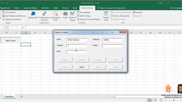 Excel Avançado com BD - Aula 01 - Excel com Banco Access e SQL смотреть онлайн