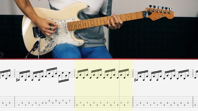 Iron Maiden - Fear Of The Dark (Guitar Tutorial) смотреть онлайн