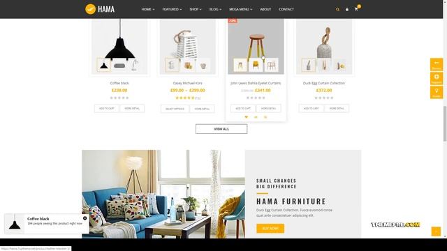 Azusa - Store Furniture Home WooCommerce WordPress Theme смотреть онлайн