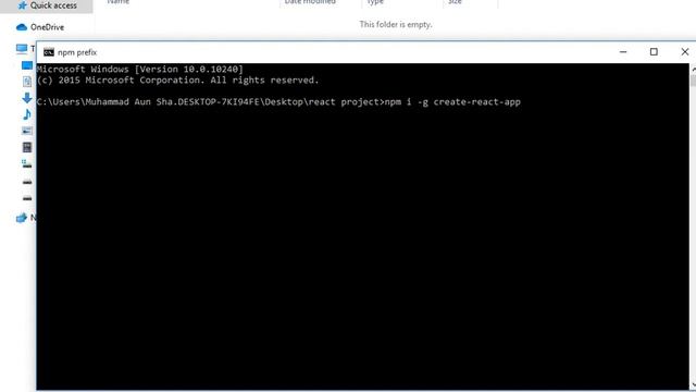 How to make react app using node.js/In few steps смотреть онлайн