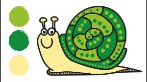 Раскраска УЛИТКА / Как нарисовать УЛИТКУ / Краски раскраски / Раскраски для детей