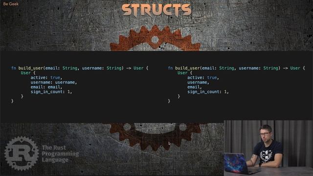 [RUST] Структуры (structs) в языке программирования Rust #9 (struct, tuple) смотреть онлайн