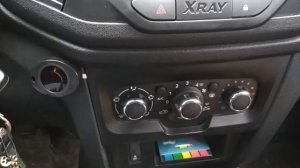 Цифровой индикатор температуры двигателя на Ладу XRAY.