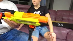 РАСПАКОВКА И ОБЗОР НА NERF RIVAL JUPITER. НЕРФ БРОС ШОУ
