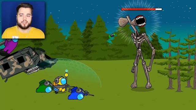 AMONG US против СИРЕНОГОЛОВЫЙ, БАЛДИ, ГРЕННИ ?? АМОНГ АС против МОНСТРОВ АНИМАЦИЯ Siren Head, Baldi смотреть онлайн