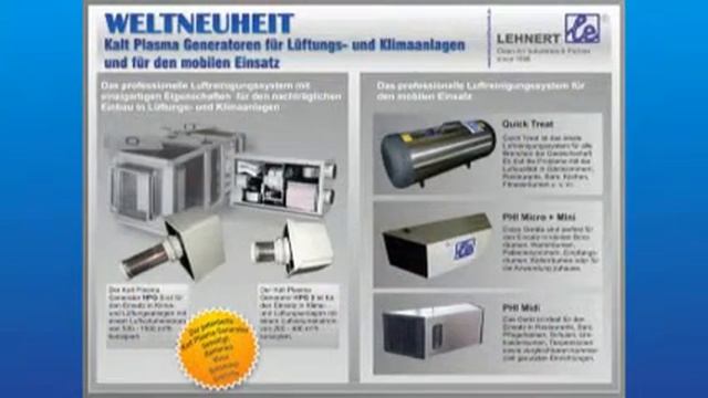 LEHNERT Präsentation Luftreinigung смотреть онлайн