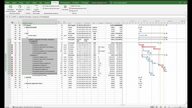 CP 02, Быстрое создание расписаний из Шаблонов