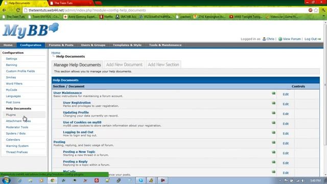 How To Install A Plugin In MyBB {Chris} смотреть онлайн