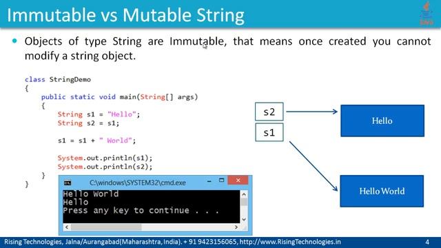 21 StringBuilder and StringBuffer Class смотреть онлайн