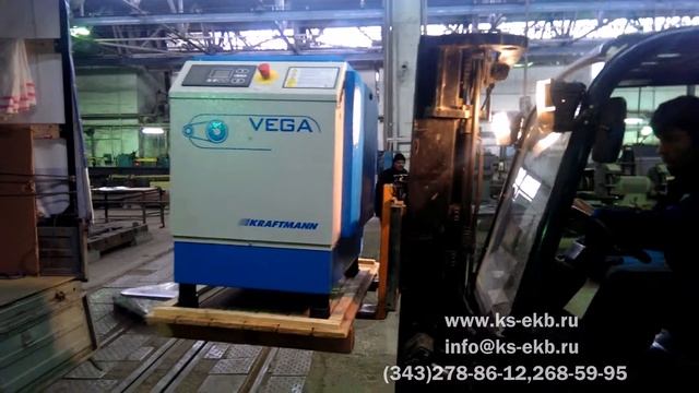 Отгрузка.Винтовой компрессор KRAFTMANN VEGA 11-8 смотреть онлайн