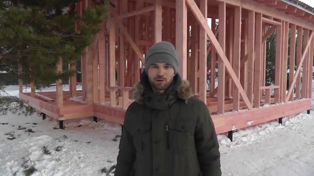 Каркас бани с кровлей и фундаментом под барбекю. "Строй и Живи" смотреть онлайн
