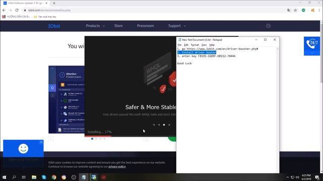 Install and Activate Driver Booster 2019 смотреть онлайн
