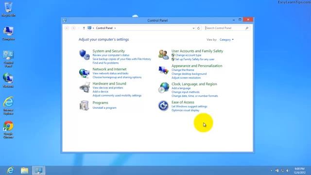 Windows 8 - Five ways to open Control Panel (using mouse & keyboard) смотреть онлайн