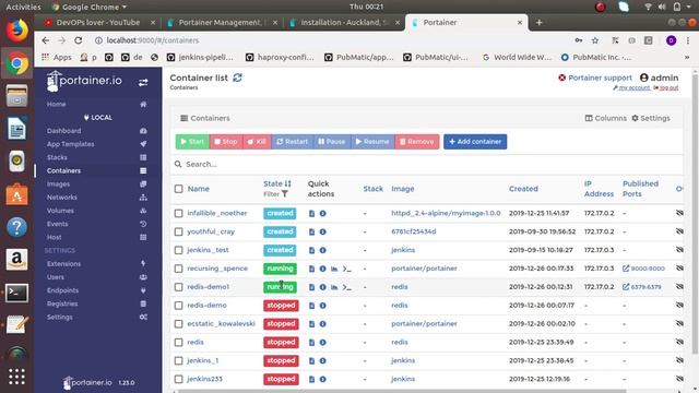 Portainer to Manage Docker application from UI - Easy way . смотреть онлайн