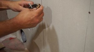 Как установить водорозетки в гипсокартон, при ремонте ванной комнаты.