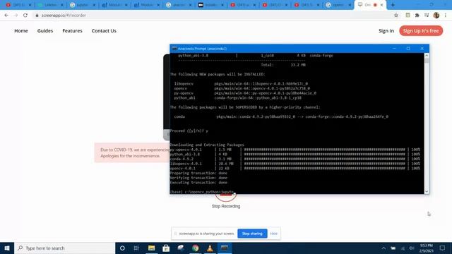 [02 Python OpenCV] How to Solve ModuleNotFoundError No module named cv2 in Anaconda смотреть онлайн