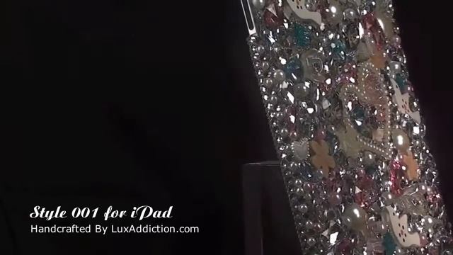 SWAROVSKI CRYSTAL BLING iPAD 1 & 2 CASE COVER by LUXADDICTION смотреть онлайн