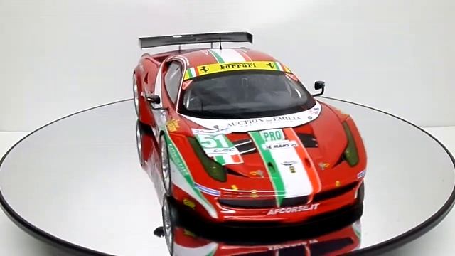 FERRARI 458 ITALiA GT2 N°51 TEAM AF CORSE WiNNER CLASS GTE-PRO 24h LE MANS 2012 BBR MODELS 1/18 смотреть онлайн