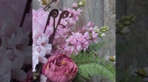 Папоротник. Композиция из искусственных цветов