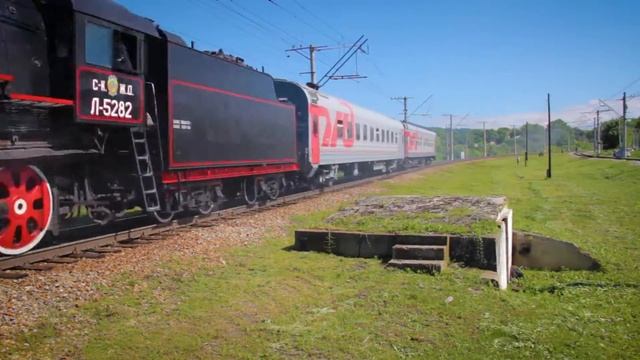 Паровоз Кисловодск открытие курортного сезона 2018. КМВ с другого ракурса. смотреть онлайн