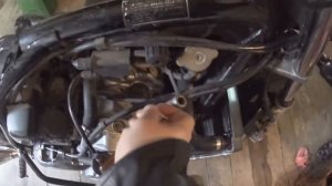 Honda cb400fs - Замена свечей зажигания мотоцикла