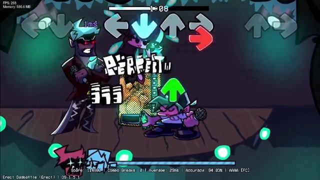 Dad Battle Erect remix FC смотреть онлайн