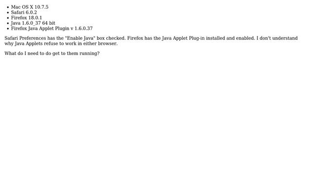 Apple: Java Applets refuse to work in Safari or Firefox (2 Solutions!!) смотреть онлайн