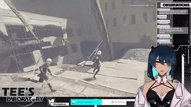 【NieR: Automata】 clicking buttons and hoping for the best | ENVtuber смотреть онлайн