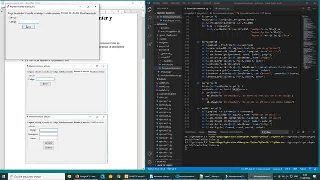 PostgreSQL: interfaz visual con tkinter y acceso a la base de datos - 2 смотреть онлайн