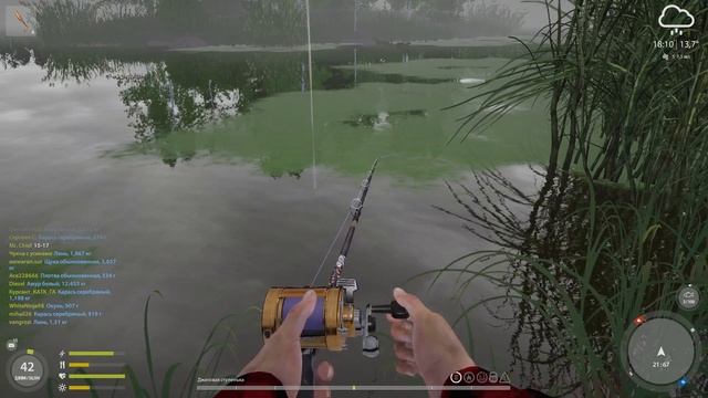 Русская рыбалка 4 - озеро Старый Острог - Щука на джиг смотреть онлайн