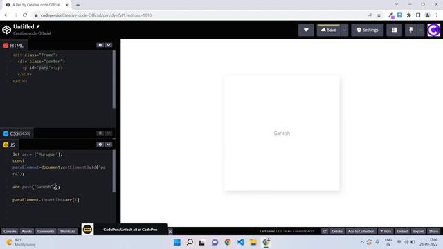 Javascript push method | Javascript tutorial tamil смотреть онлайн