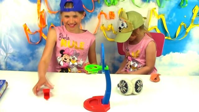 ❤Илошка❤ Играем в баскетбол распаковка обзор настольной игры смотреть онлайн