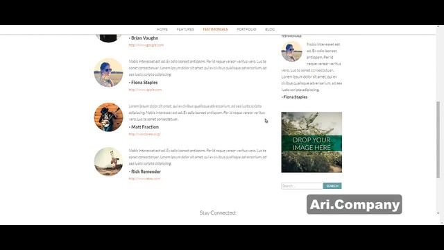 WordPress шаблон Nectar - Ari.Company смотреть онлайн
