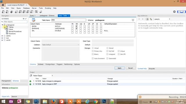 How to create database and tables in MySql Workbench 6.3 for beginners смотреть онлайн