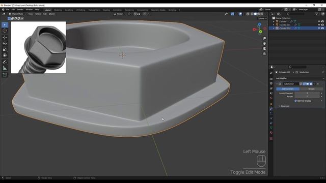 Modeling Screws and Bolts in Minutes for Beginners - Blender Quick Tutorial смотреть онлайн