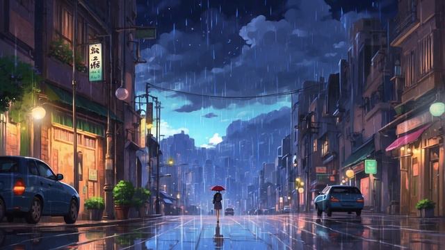 雨夜散步🩴，lofi幫你找到片刻的寧靜與美好，享受大自然的饋贈，重整身心。🎐🍀 смотреть онлайн
