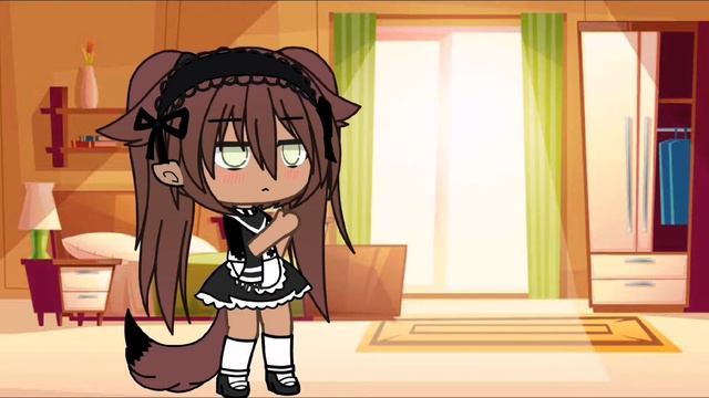 Официантка в клубе мини-фильм /gasha Life