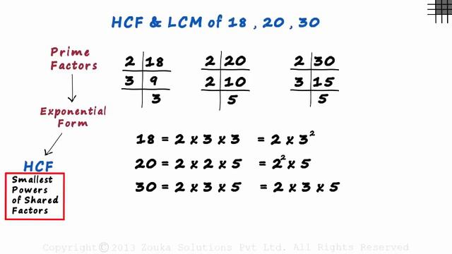 How do you find the HCF and LCM of 3 numbers? | Don't Memorise смотреть онлайн