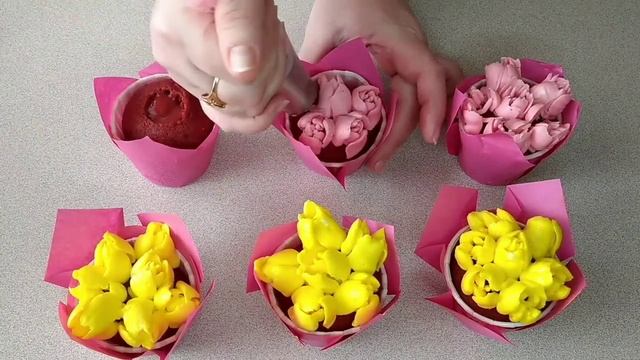 БУКЕТ ИЗ ЧИЗА?ЭТО РЕАЛЬНО!!!Быстрое оформление капкейков из чиза на масле. смотреть онлайн